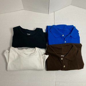 Lot of 4 Boys XL Shirts Tops Polo Short Sleeve Long Sleeve Cherokee Hanes